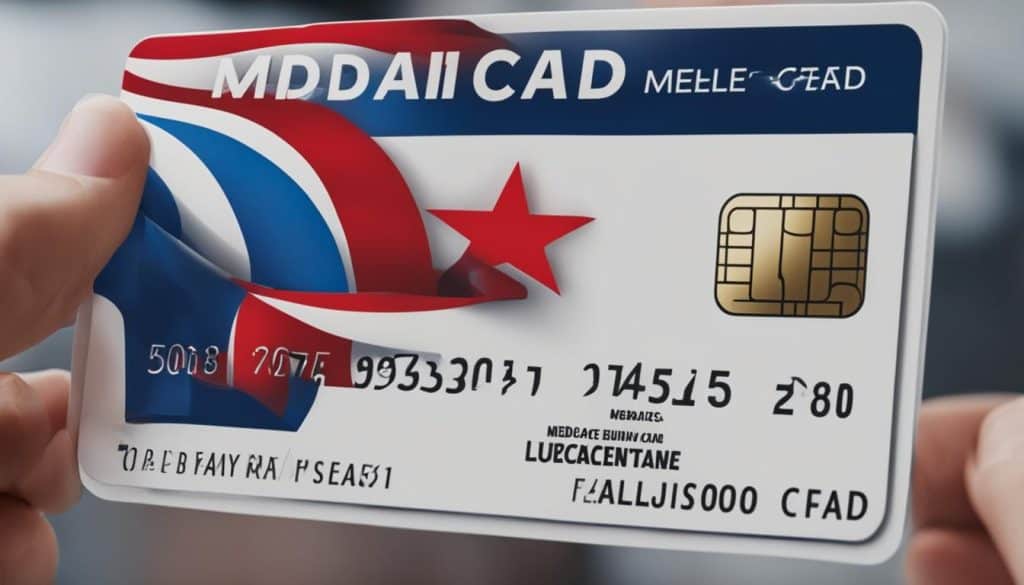 red white and blue card medicare