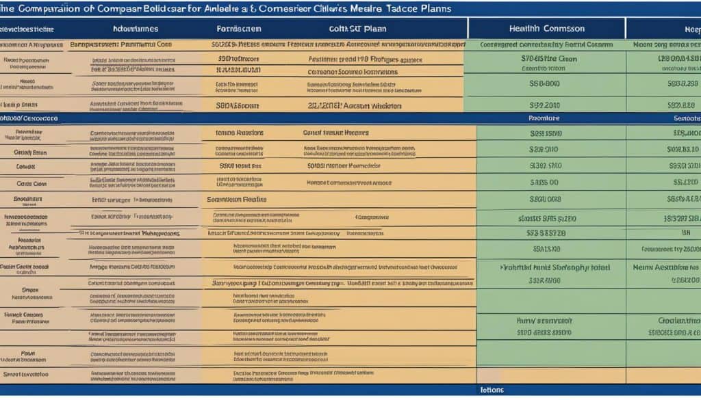 Medicare Advantage Plans Comparison Table