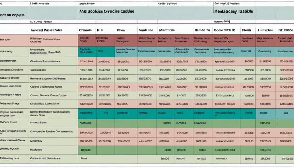 Medicare Coverage Table